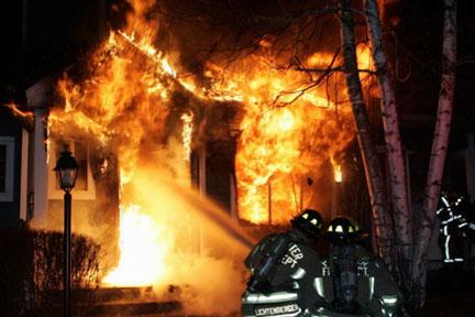 March 24, 2006 Mutual aid to Brewster | Structure Fire | Fieldstone Pond | Pictures Copyright © 2006 Photos:  Frank Becerra Jr. / The Journal News, County Car 2 (Ron Davies), and John Marshall.